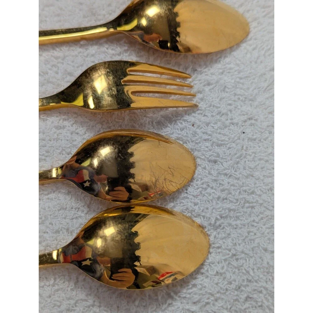 Stanley Roberts - Gold Valentine - Gold Electroplate - Rogers Co Flatware